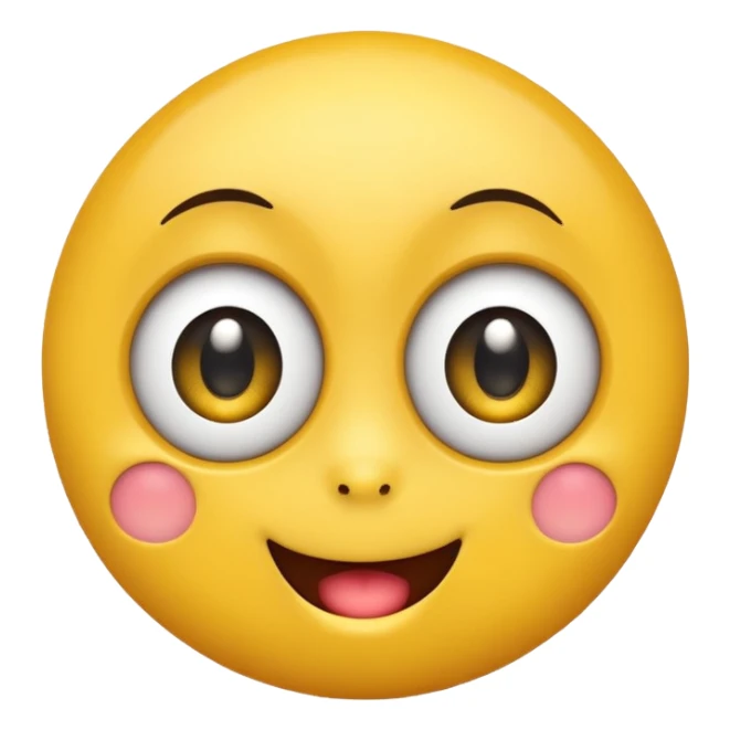 emogy showing fuuny face sticker