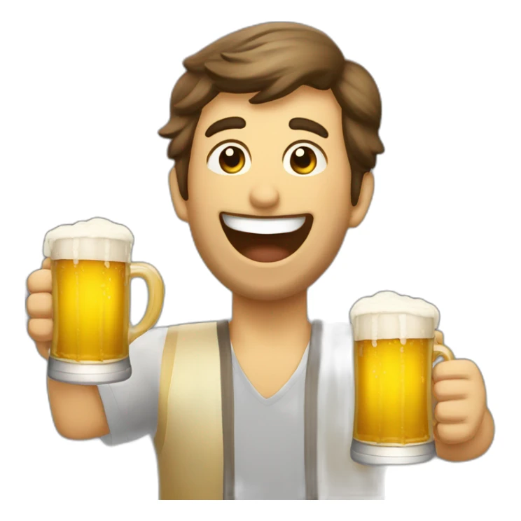 Cervejeiro feliz sticker