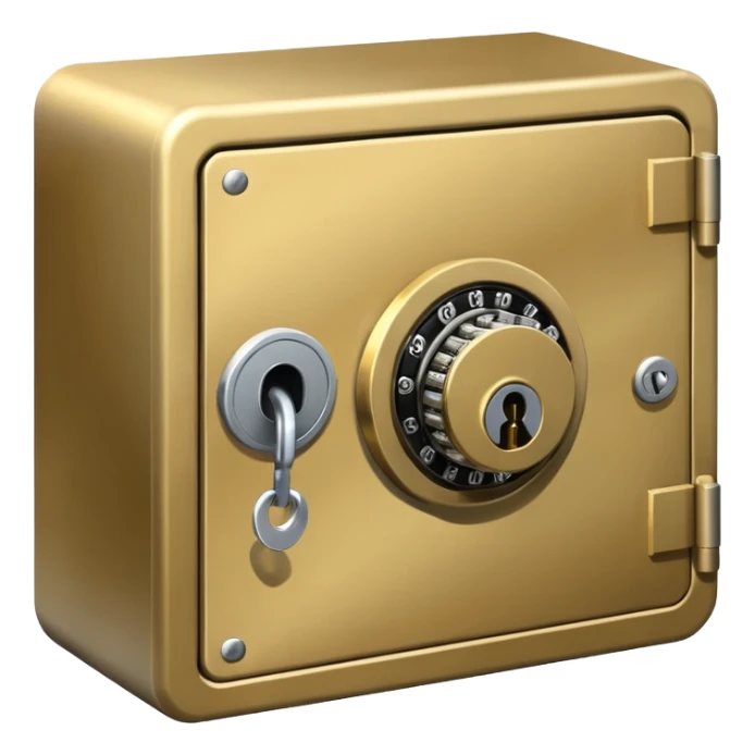 Locked bank vault sticker