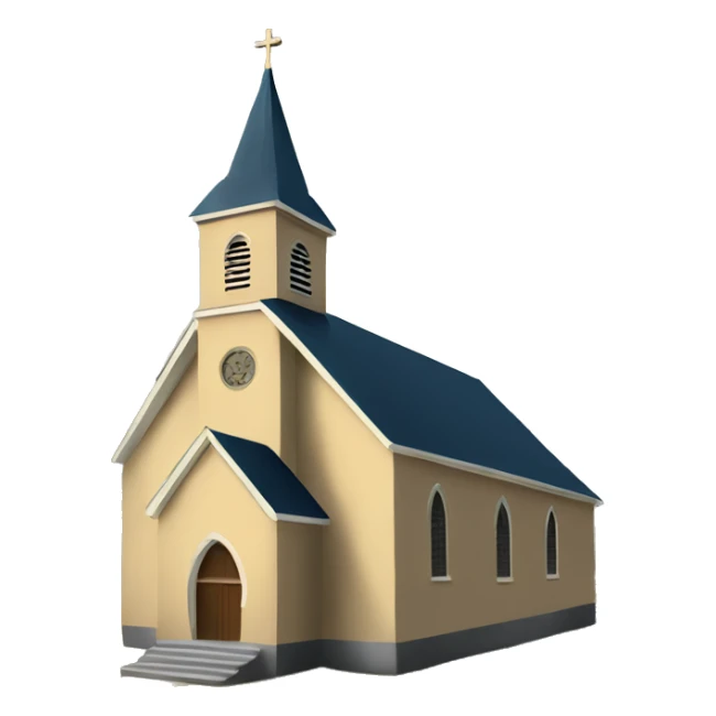 Church in the country sticker