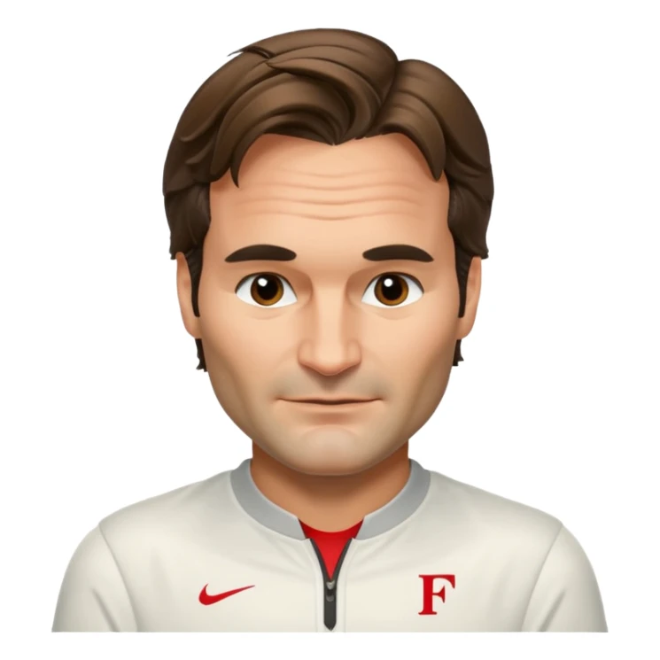 ROGER FEDERER WINKING EYE sticker