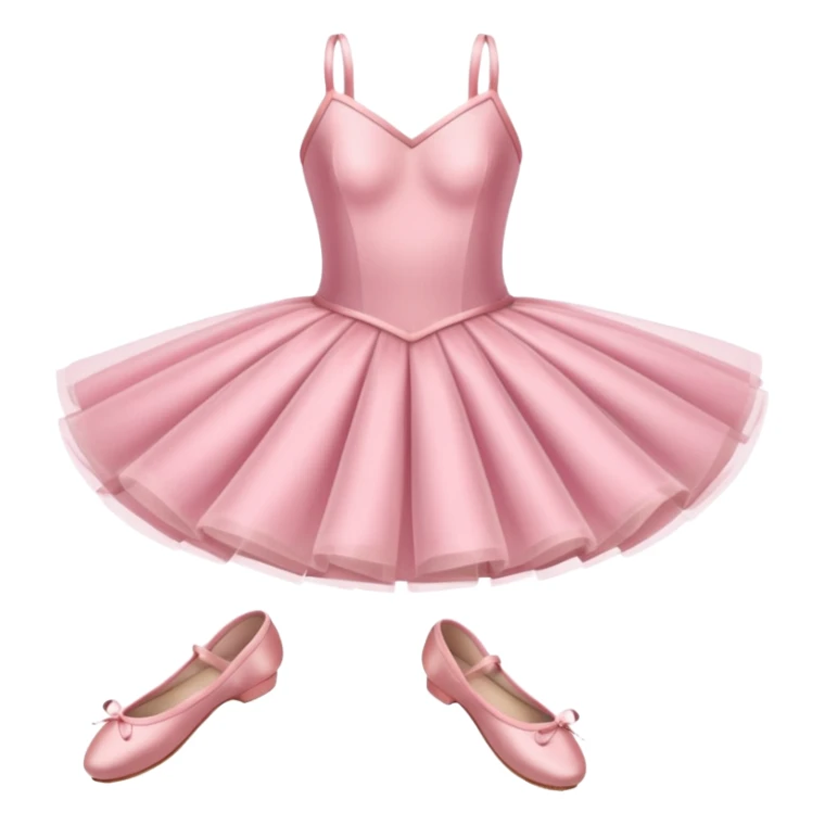 ballet shoes and dress sticker