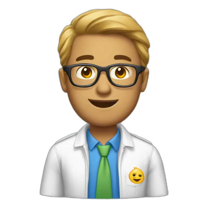 principal wearing shirt with wagle sticker