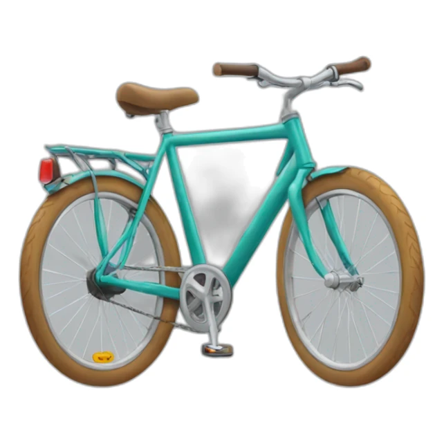 Ça pi ara qui fait du vélo sticker