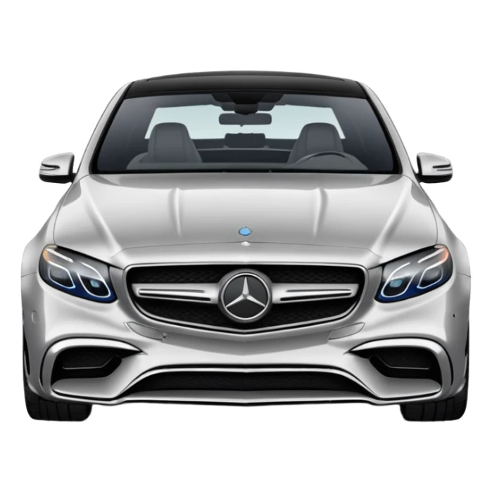 Create an emoji of a Mercedes Benz E63s AMG sticker
