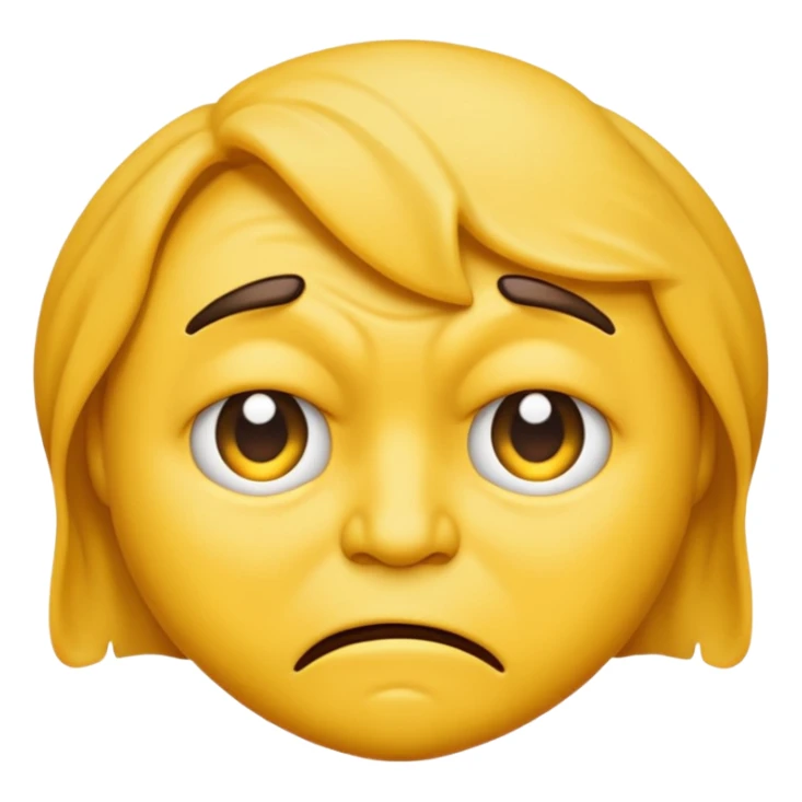 emoji with pure disgust in his face sticker