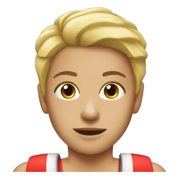 Sarah as a life guard sticker