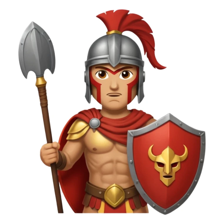 A spertan warrior shaking a shield writing "LAZY NOOB"on it sticker