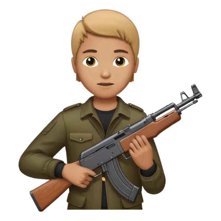 Bana ak 47 turan biri yap sticker