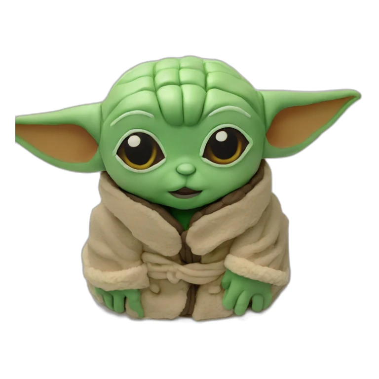 Baby Yoda birthday cake sticker