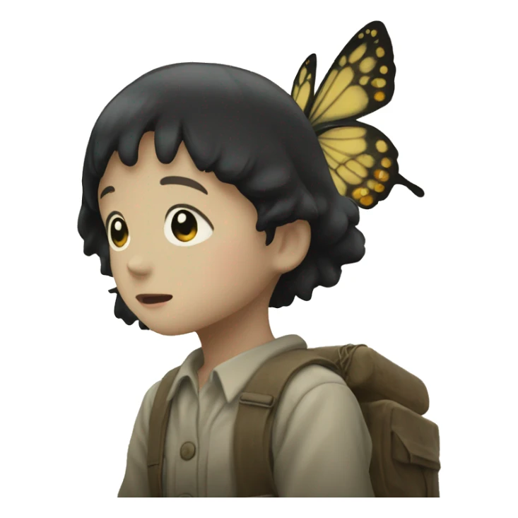 Grave of the Fireflies, butterfly sticker