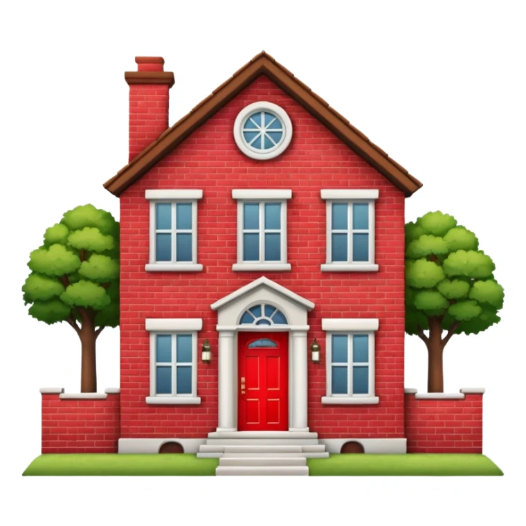 casa de frente sticker