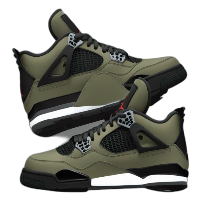 Jordan 4 Military Black sticker