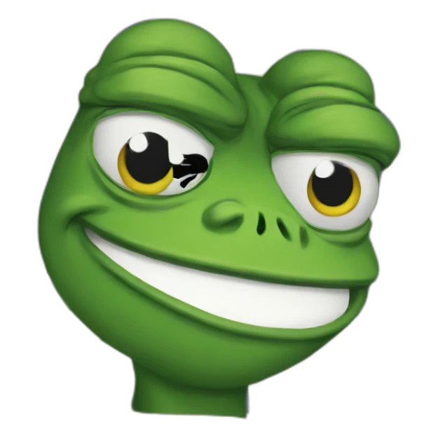 pepe the frog with a scotland flag sticker