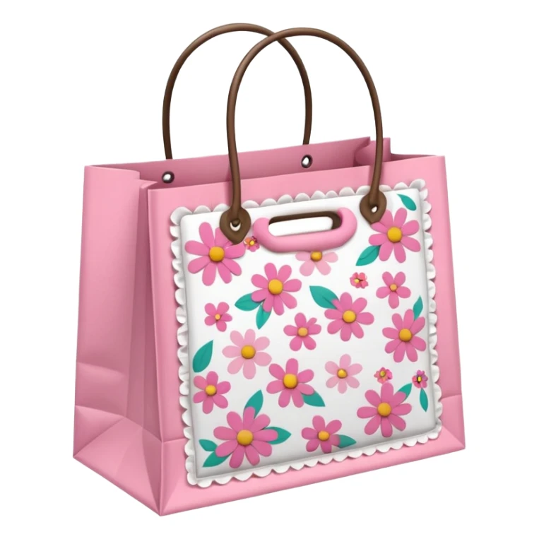Shopping bags girly  sticker