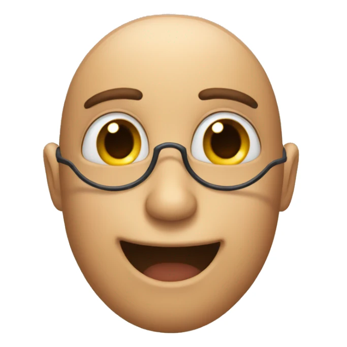 Heart eyes on sweaty emoji  sticker