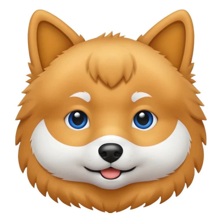 Ein blaer quadrat komplett blau eckig spitz ohne gesicht sticker