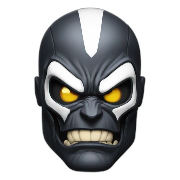 The head of the Marvel's character Venom sticker