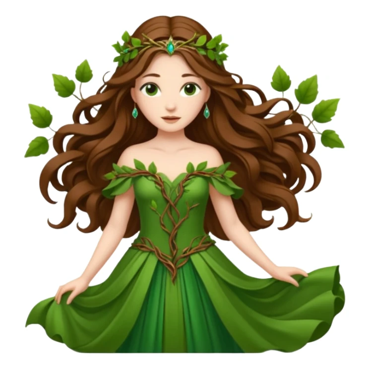 forest queen sticker