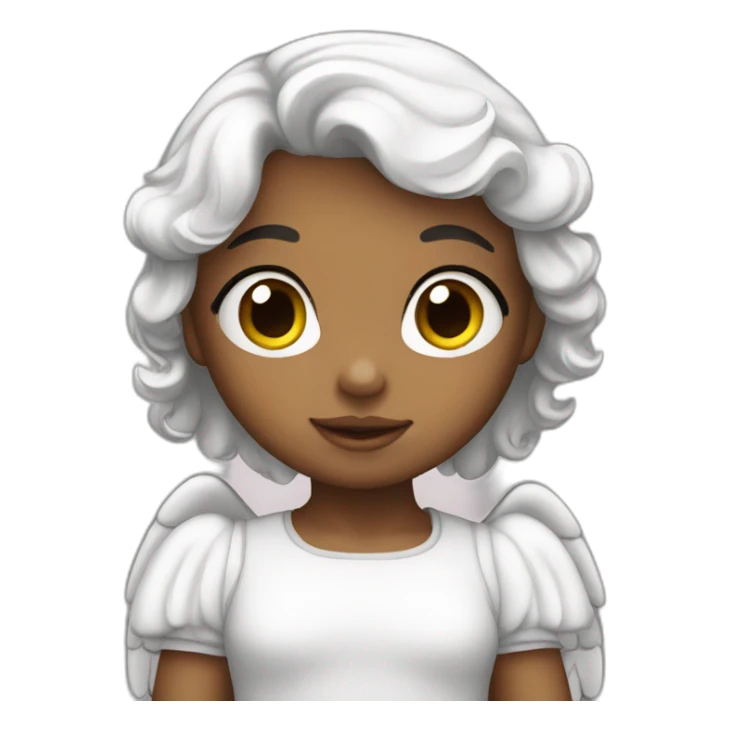 cute girl angel sticker