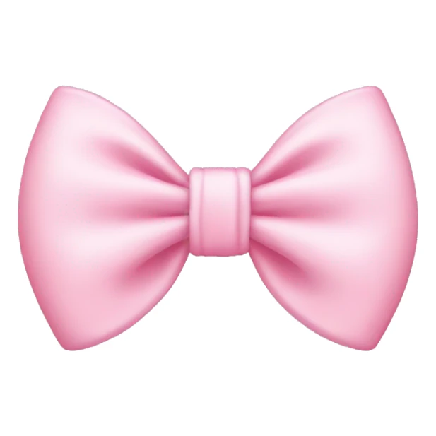 Baby pink bow sticker