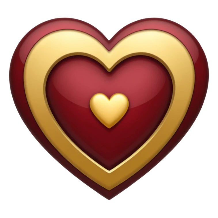 FSU heart gold and garnet  sticker