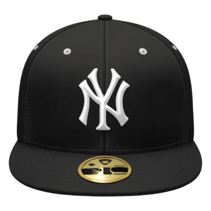 Cappellino New Era New York nero sticker