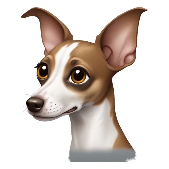 Brown and white chihuahuaItalian greyhound sticker