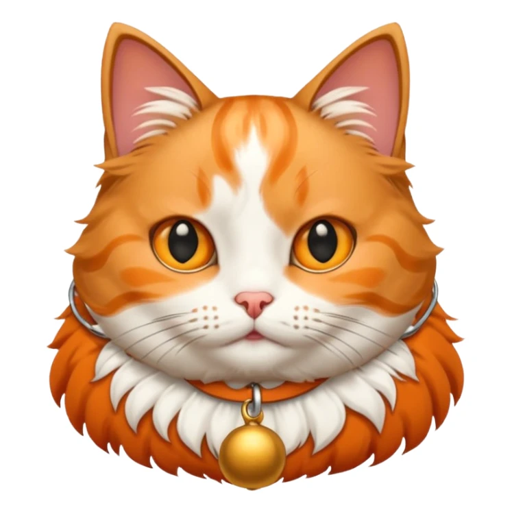 cat with bell coller that says anna sticker