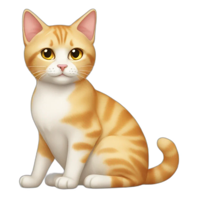 blonde cat and carey cat sticker