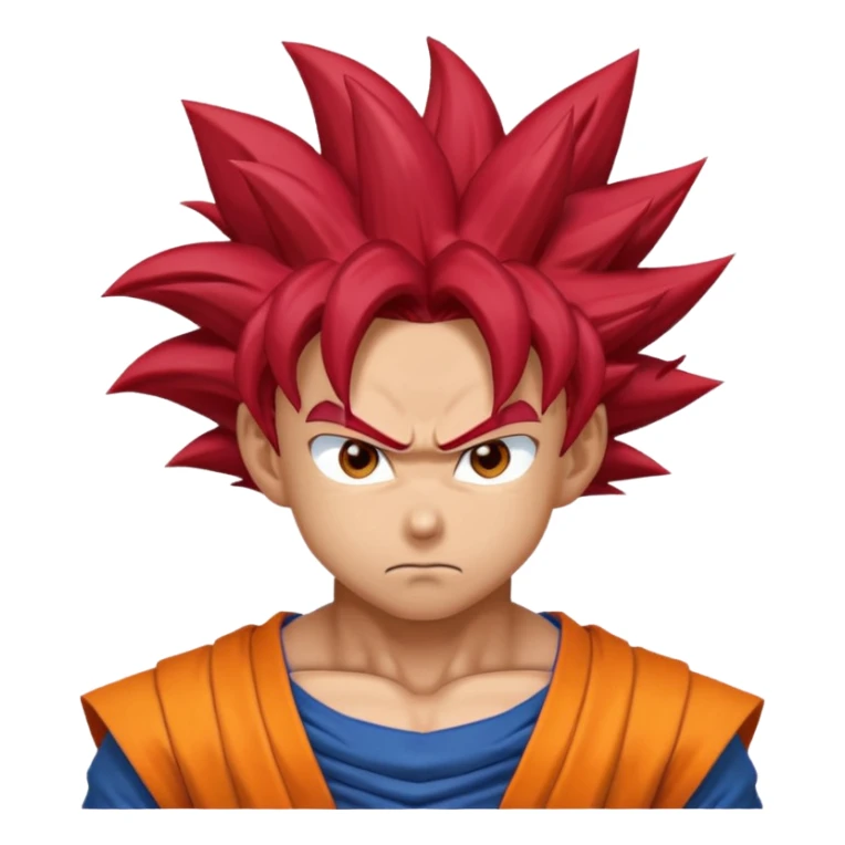 Goku super sayian god sticker