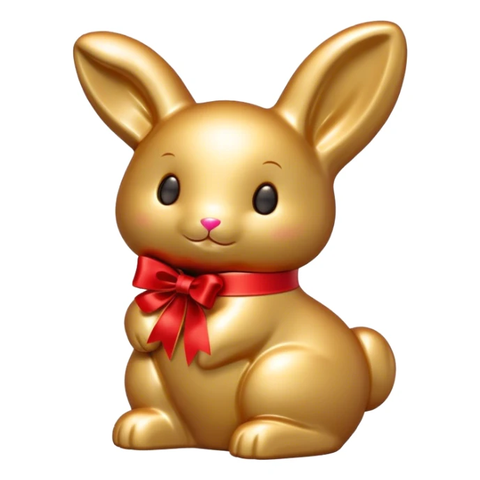 Lindt goldbunny with red ribbon sticker