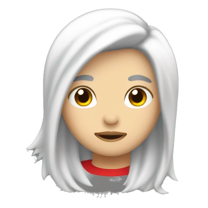 persona blanca con cabello rojo durmiendo  sticker