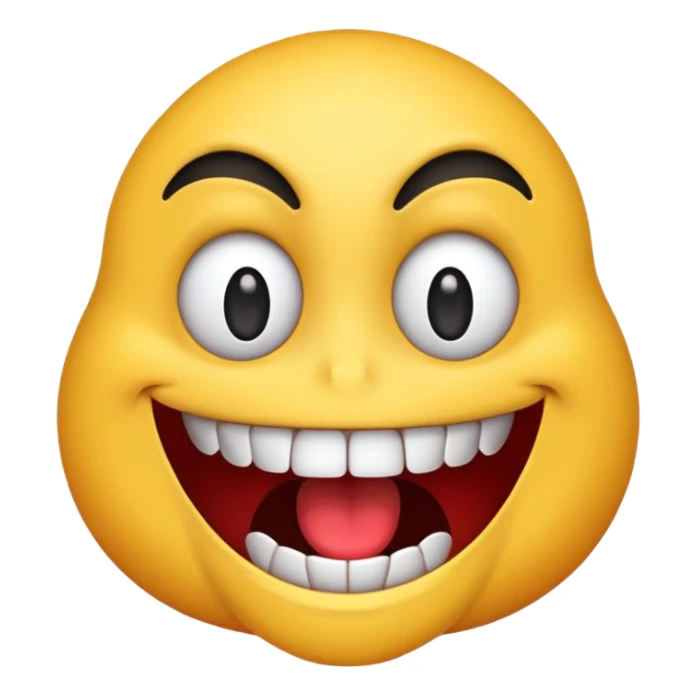 Very, very, very very freaky emoji sticker