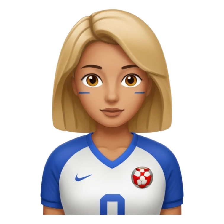woman futboll sticker