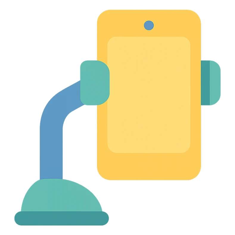 support de téléphone pour voiture, style color icon, moderne et simple sticker