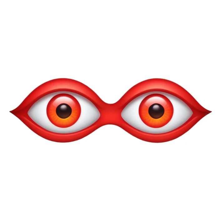 Turn this emojis eyes 😍 into this eyes🫀 sticker