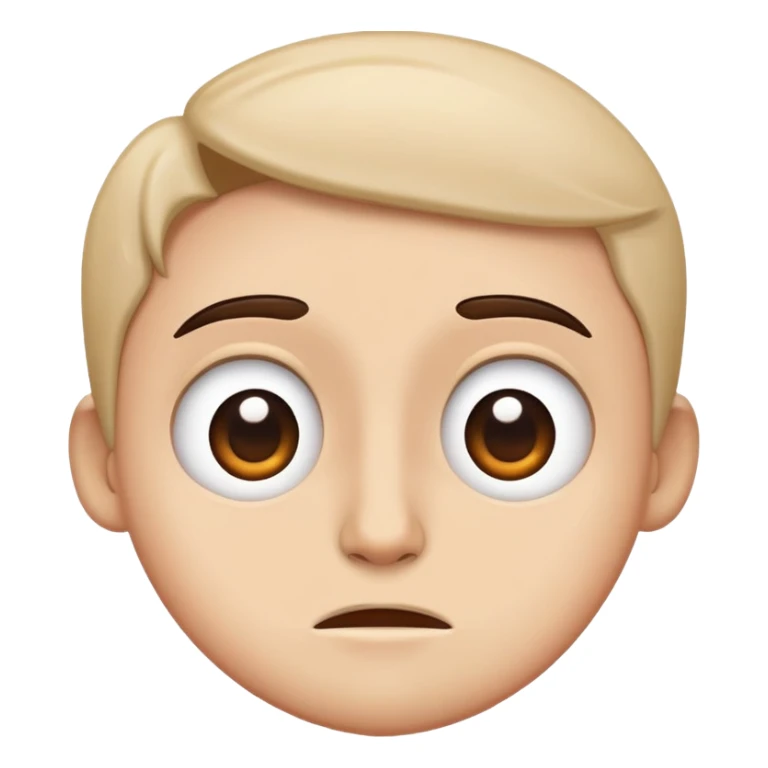 That I’m dumb emoji but I’m pretending not to be sticker