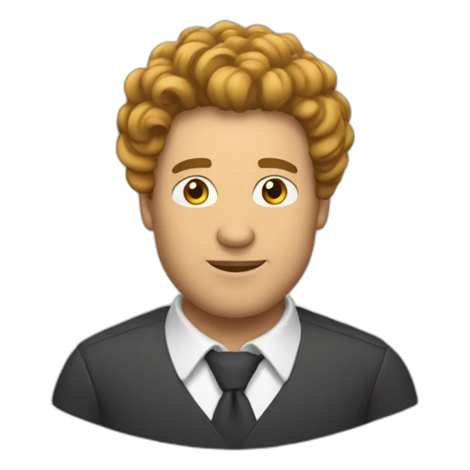 Un homme avec des grands tresses sticker