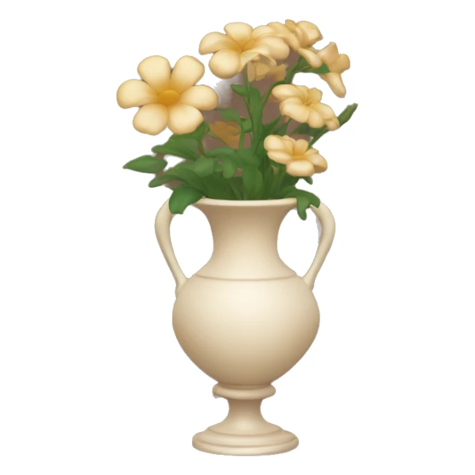 apthecary vase in brown colorss sticker