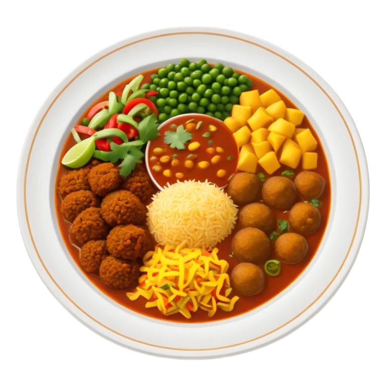 Delicious Ethiopian food sticker