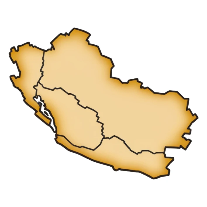 I want that you generate an exact Peru map emoji sticker