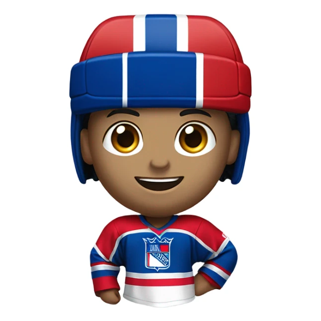 New York rangers hockey jersey sticker
