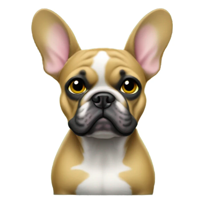 Fawn French bulldog Greenbay Packer Fan sticker