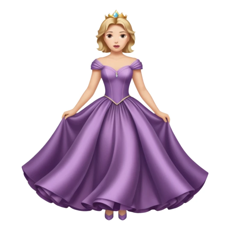 Scarlett Johansson in a princess dres sticker