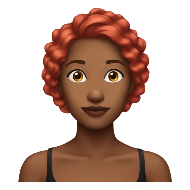 New Year’s Eve Naomi red hair sticker