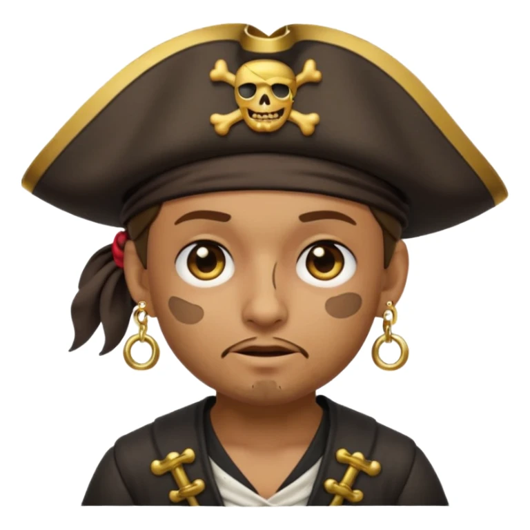 animated emoji for a player called prophet of doom IDK shrug emote needs to be pirate themed and dark sticker