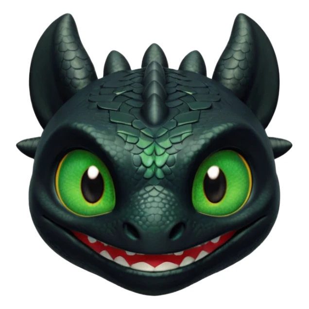 Toothless face only from how to train your Dragon accurate  sticker