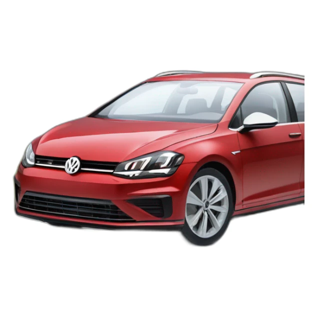 vw golf sportscombi 2018 red sticker