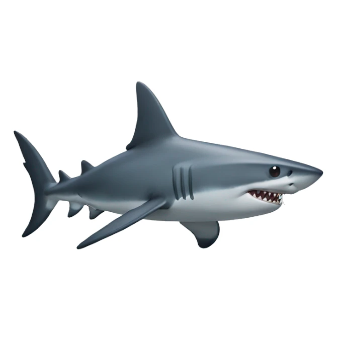 Shark has wings sticker